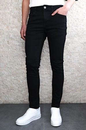 Erkek Siyah Slim Fit Pantolon  HLT HE001937