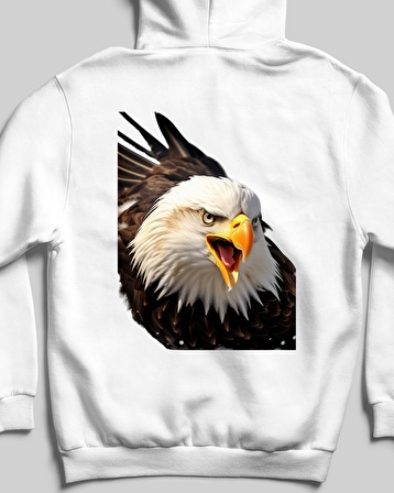 Kartal - Beşiktaş - BJK - Agle Özel Tasarım Taraftar Sweatshirt ( S Beden ) Ön-Arka Baskılı