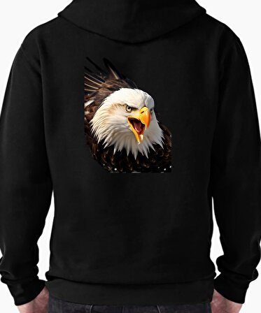 Kartal - Beşiktaş - BJK - Agle Özel Tasarım Sweatshirt / Sevgililer Günü ( S Beden ) Ön-Arka Baskı