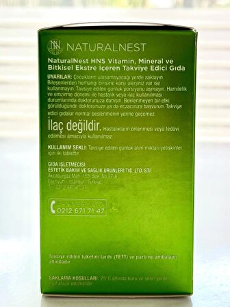 Naturalnest HNS Vitamin-Mineral Herbal Extract 60 Tablet