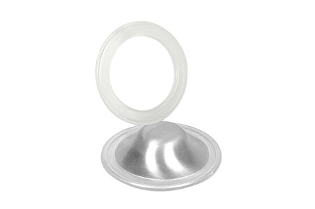 Silverette O-Feel Medikal Silikon Halka Gümüş Kapak Uyumludur (Gümüş Kapak Değildir)