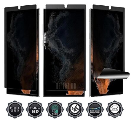 Huawei Pura 70 Hayalet Ekran Koruyucu Esnek Nano Hydrogel Film - Extra Koruma -Ekranı Tam Kaplar