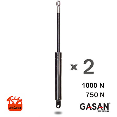 Gasan Baza Pistonu Baza Amortisörü Yayı 750N - 1 Çift