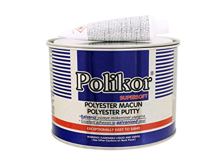 Polikor Çelik Macun Oto Kaporta Macunu 415gr