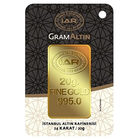 20 gr IAR Gram Külçe Altın