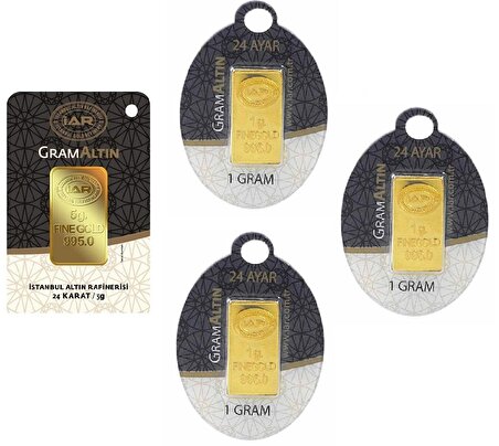 8 gr IAR Gram Külçe Altın