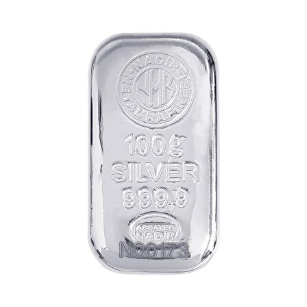 100 Gram Gümüş Külçe