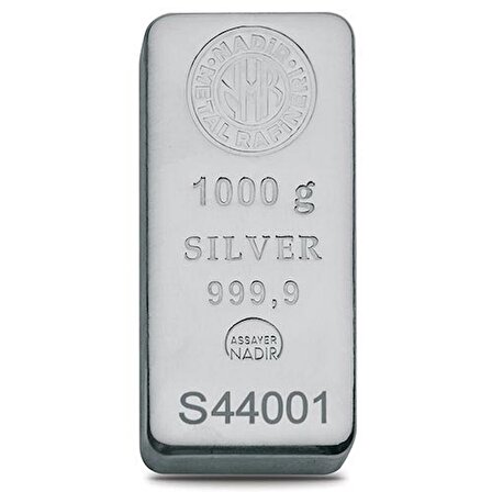 1000 Gram Nadir Gümüş Külçe