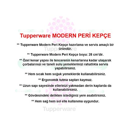 Tupperware MODERN PERİ KEPÇE TURUNCU 
