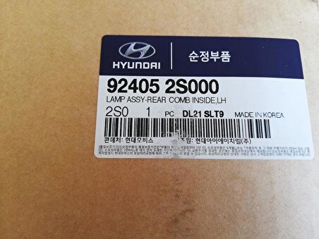 Hyundai 92405 2S000 Sol İç Arka Stop Lambası