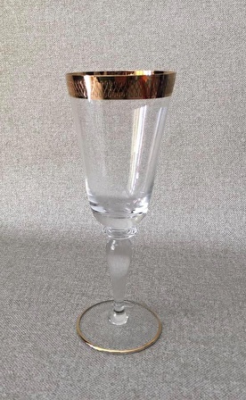 1980’ler Avrupa Vintage Kristal Kadeh 19 cm