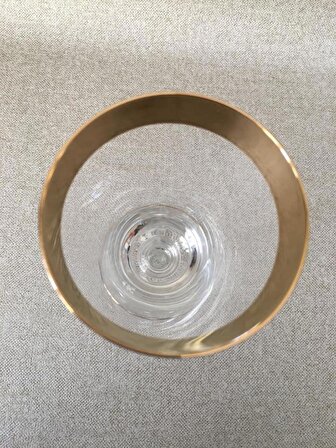 1980’ler Avrupa Vintage Kristal Kadeh 19 cm