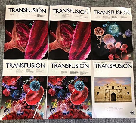 AABB Transfusion Dergisi Vol 59-5,8,9,s3 Sayıları 6 Adet