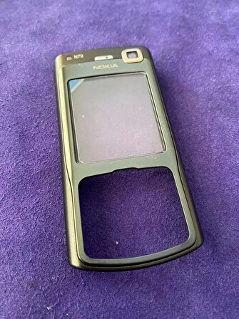Nokia N70 Ön Arka Kapak Siyah(Tuşsuz) - N70 Kapak