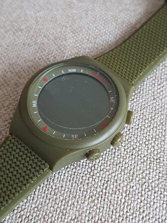 Mikat MS30 Ezan Alarmlı Dijital Kol Saati - Koyu Yeşil