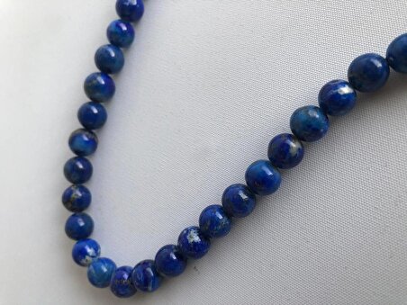 Doğal Lapis Lazuli Taşı Dizi 9mm