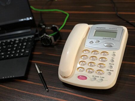 Panaphone KX-T2838LM Masaüstü Kablolu Ev Telefonu (Beyaz)
