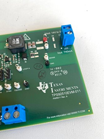 Texas Instruments TPS92510EVM-011 Led Driver Evaluation Modül Kartı 