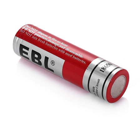 EBL BRC 18650 3.7V 3000mAh Li-ion Şarjlı Pil