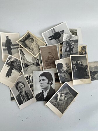 Yabancı Eski Kartpostal ve Fotoğraf Lotu 70 Adet