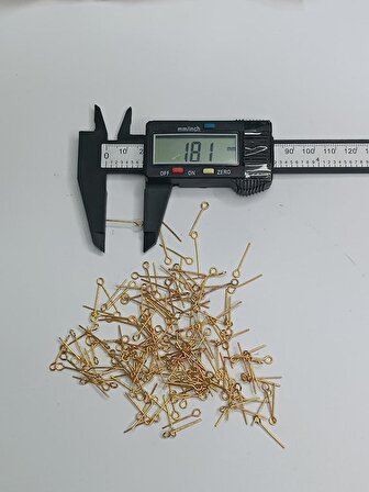 Nikel Kaplama Halkalı Takı Çivisi Sarı 1 Kg 18mm