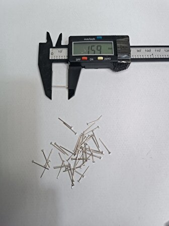 Nikel Kaplama Düz Takı Çivisi 1Kg 16mm