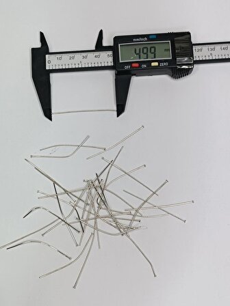 Nikel Kaplama Düz Takı Çivisi 1Kg 50mm