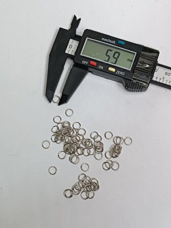 Nikel Kaplama İnce Montaj Halkası 1Kg 6mm