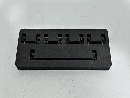 TX Stabilizer Set WK 1.6mm - Mekanik Klavye Stabilizeri (Siyah)