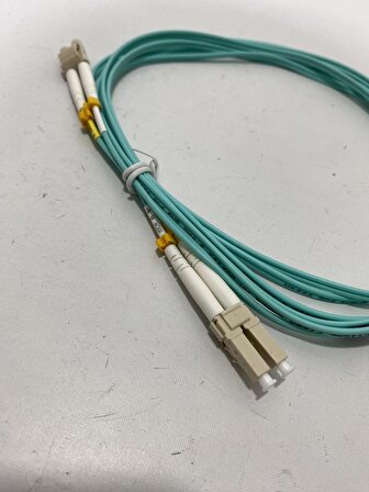 LC - LC Fiber Optik Patch Kablo 2mm 3 Metre (LC/UPC-LC/UPC-DX-OM3-2.00MM-3M)