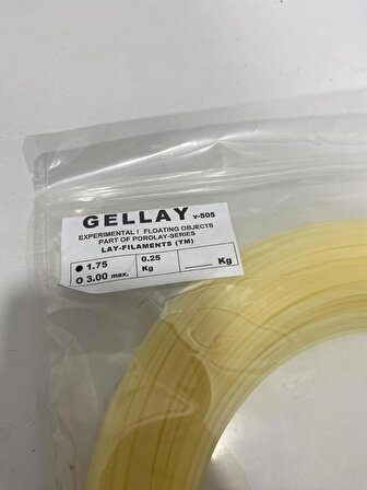 Lay-Filaments Poro-Lay Gellay 3D Yazıcı Filament 1,75mm 0,250kg