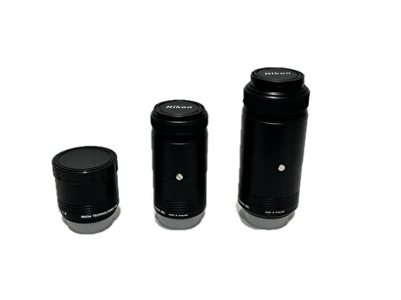Nikon Fun Fun Lens Seti 20mm / 90-120mm / 400mm