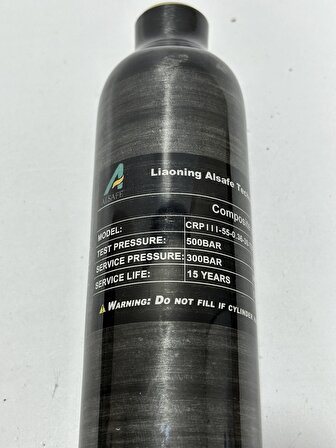 Alsafe Karbon Fiber HPA Tank 0.36L 300Bar