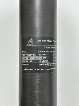 Alsafe Karbon Fiber HPA Tank 0.7L 300Bar