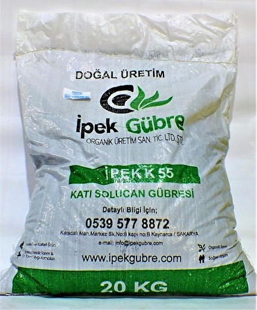 İPEK GÜBRE 20 Kg Katı Organik Solucan Gübresi