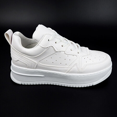 Hatege Baia Beyaz Kadın Sneaker Ayakkabı