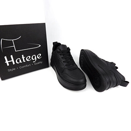 Hatege Baia Siyah Kadın Sneaker Ayakkabı
