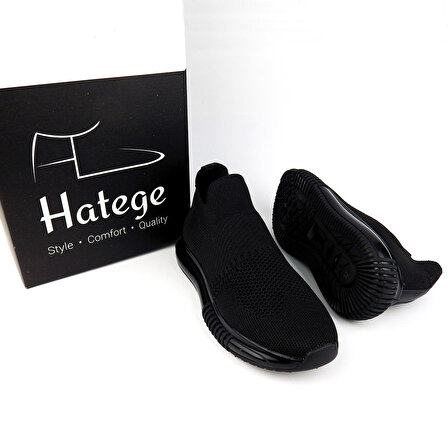 Hatege Flavia Siyah Sneaker Kadın Ayakkabı