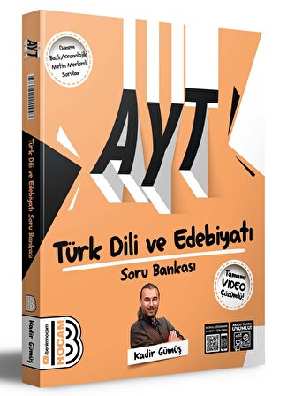 Benim Hocam Yayınları Ayt Türk Dili Ve Edebiyatı Video Destekli Soru Bankası 