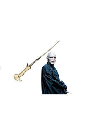 Harry Potter Lord Voldemort Asası 34 Cm Polyresin Kırılmaz!