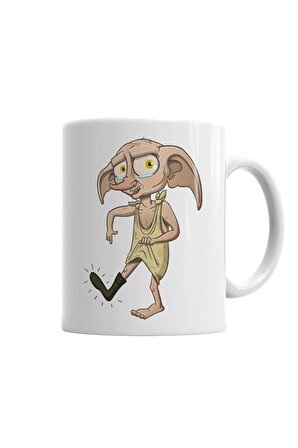 Baskılı Seramik Çay Kahve Kupası (Harry Potter Dobby)