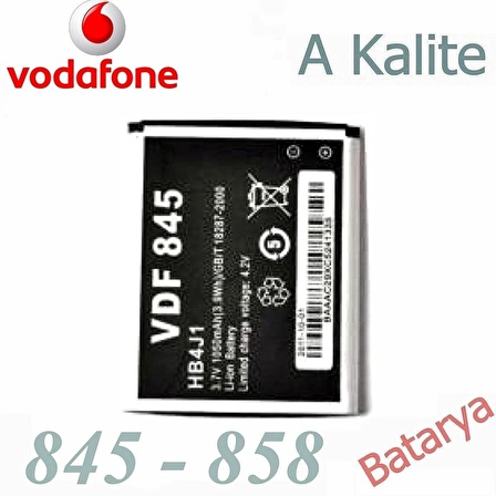 Vodafone Hb4J1H Batarya Vodafone 845 858 U8120 U8150 Uyumlu Batarya