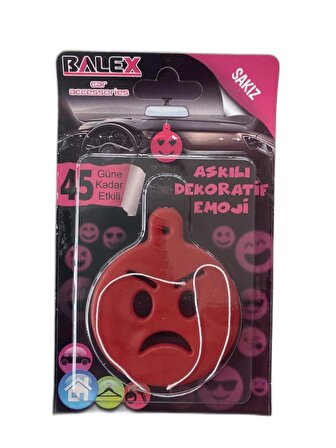 Kırmızı Emoji Oto Asma Koku Sakız Koku