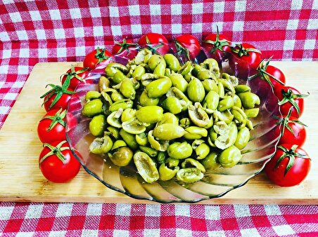 Hatay Sofra Yöresel Lezzetler Çekirdeksiz Yeşil Zeytin 3 kg 