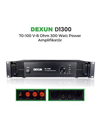 Dexun D-1300 400W 100V Hat trafolu Anfi