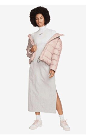 Nike Womens Storm Fit Pink Puffer Down Warm Winter Jacket Coat Somon Pembe Şişme Mont DQ5903-601