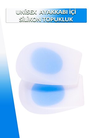 Bağcık + Icemen Unisex Silikon Topukluk 2'li Set