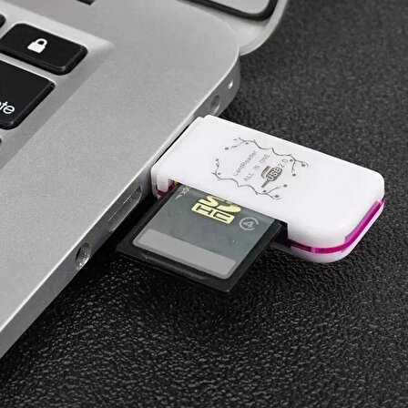 Concord 4IN1 USB Kart Okuyucu USB Hub