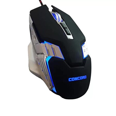 7200 DPI Gaming Mouse + MousePad Hediyeli – 7D Profesyonel Oyun Canavarı Mouse - Concord C-25