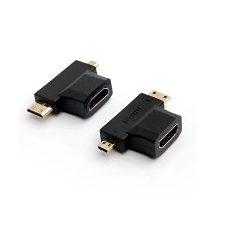 Concord C-582 Mini HDMI + Micro HDMI – HDMI Çevirici